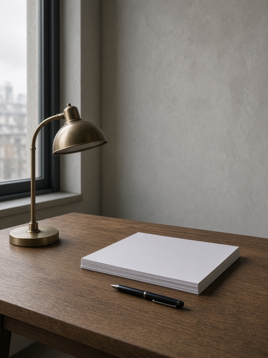Table, lamp